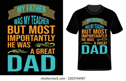 A great Typography T-Shirt Design