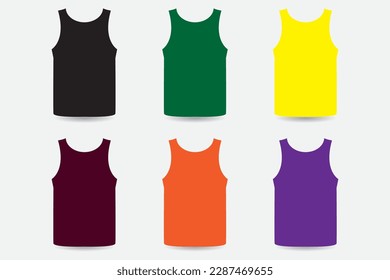 Great undershirt for athletes, casual, students, men, women etc. Vector. Editable