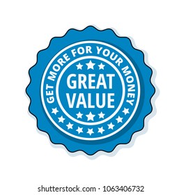 Great Value label illustration