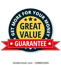 Great Value label illustration