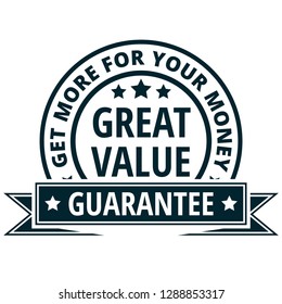 Great Value label illustration