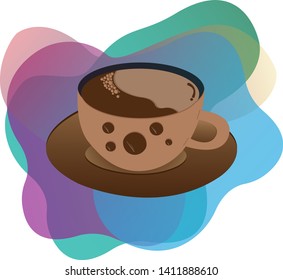 a Great Vector Design of a Cup of Coffee