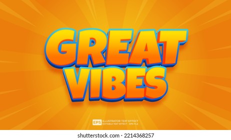 Great Vibes editable text effect font