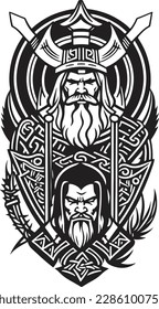 Gran Vector de tatuaje de emblema de vibración