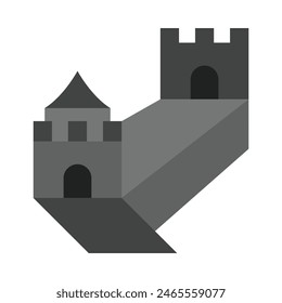 Great Wall Of China Flat icon