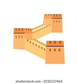 Great wall of China icon clipart avatar logotype isolated illustration