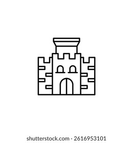 Great Wall Of China vector line icon icons design
