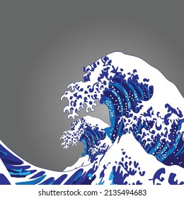 Great Wave Off Kanagawa Vecto