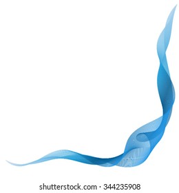 great waves colorful gradient light blend line vector abstract