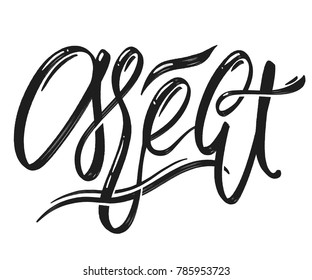 Great word art calligraphy style