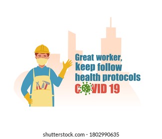 Great worker, keep follow health protocols covid 19