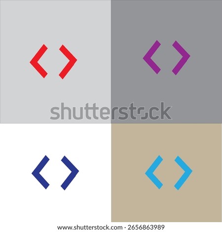 greater then less then icon for your bussiness