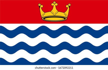 Greater London Flag - Official Flag of Greater London Country England With Original Colors and Size ratio