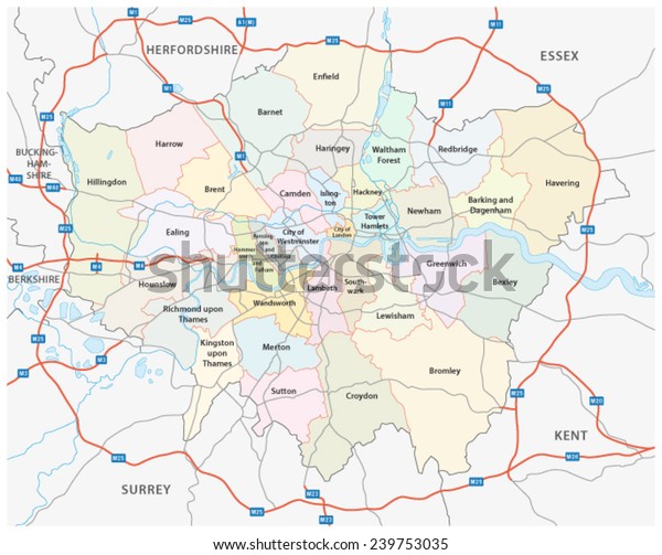 3,971 Map Greater London Images, Stock Photos & Vectors | Shutterstock