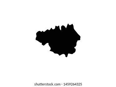 Greater Manchester County outline map England region United Kingdom state country