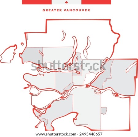 Greater Vancouver, British Columbia - Map City