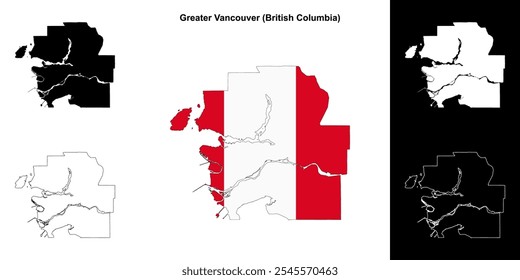 Mapa de Greater Vancouver District (British Columbia)