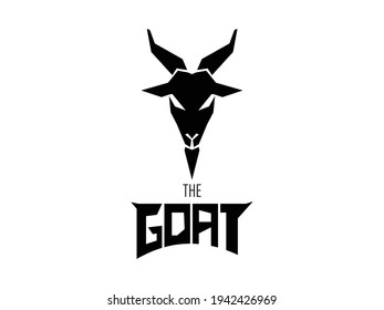 The Greatest Of All Time Logo. GOAT Logo