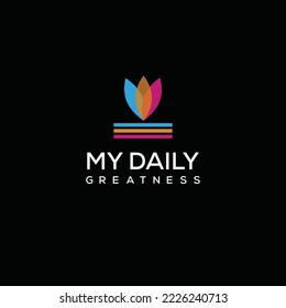 Greatness Logo Design Template - Grow With Positivity