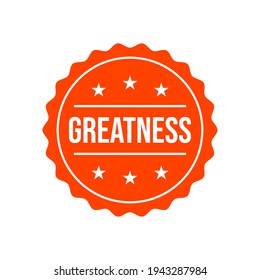 Greatness Superior Badge Icon Design Vector