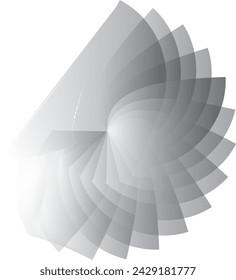 Grediant colour object design vector art.