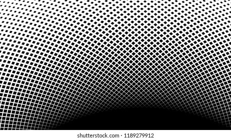 gredient illustration of halftone rectangle dot panel.