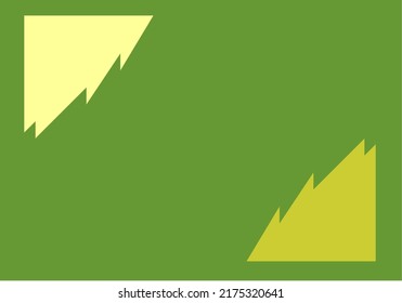 Gree and Yellow Background Vector Art