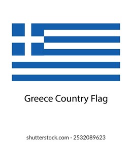 Greece Country Flag hand drawing illustration vector based drawing