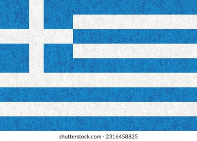 Greece Country Flag Watercolor Background
