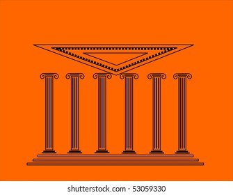 greece crisis - parthenon down