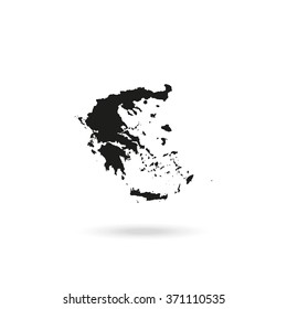 Greece detailed map.