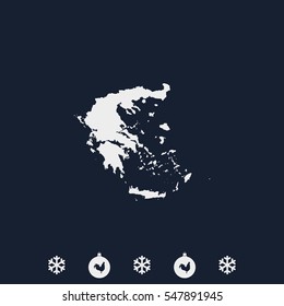 Greece detailed map.