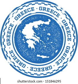 Greece European Country Stamp