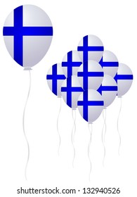 Greece flag balloon