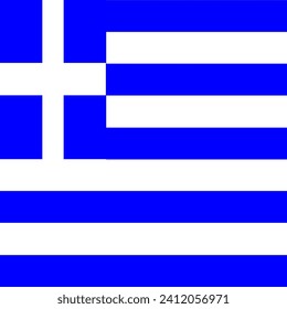 Greece flag bandeira da Grécia vetor 