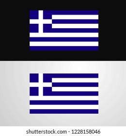 Greece Flag banner design