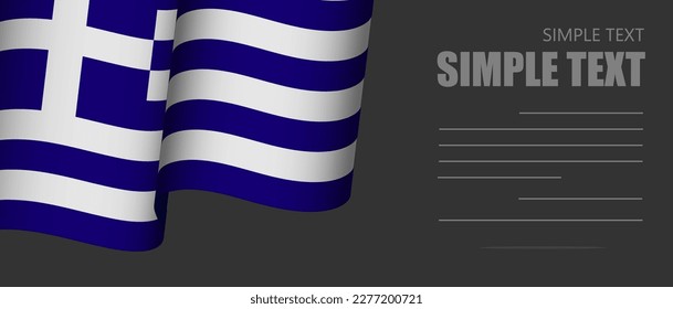 greece flag banner rectangle background,greece dark mode black tone wallpaper,website banner greece black and white tone with grey text.