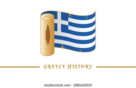 greece flag and greece history
