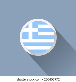 Greece Flag Icon 