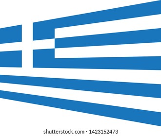 Greece flag. Simple vector Greece  flag