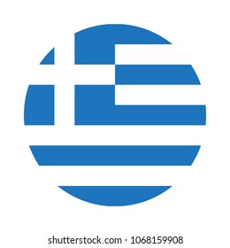 Greece flag. Vector