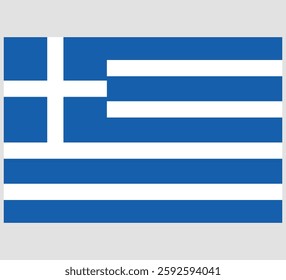 Greece Flag Vector Design ,Greece Country Flag