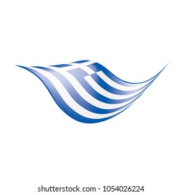 Greece flag, vector illustration