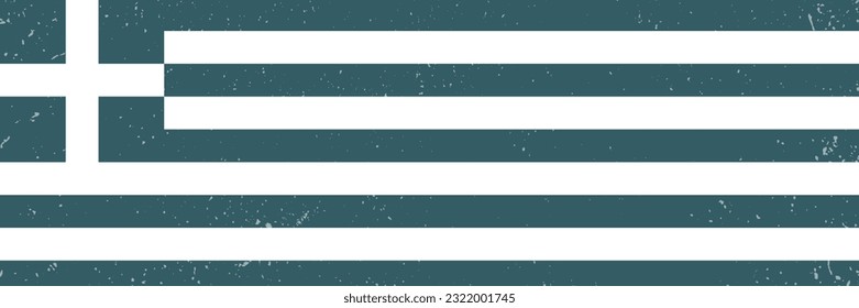 Greece flag vintage Banner, vector design