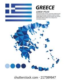 Greece geometric concept design