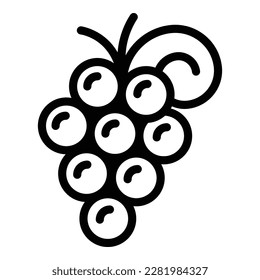 Greece grapes icon outline vector. Ancient temple. Roman palace