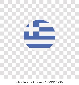 greece icon sign and symbol. greece color icon for website design and mobile app development. Simple Element from countrys flags collection for mobile concept and web apps icon.