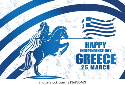 diseño de la marcha 25 del día de la independencia de grecia. diseño de afiches del día de la independencia de grecia. Día nacional de grecia,