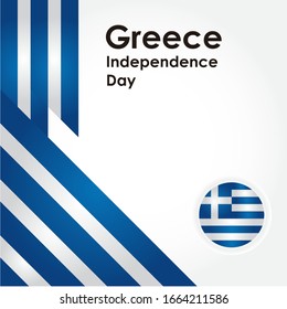 Greece Independence Day Vector Design