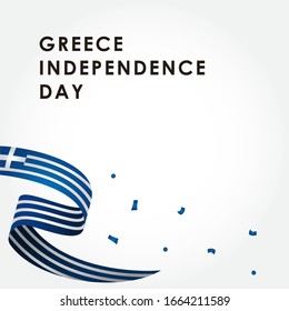 Greece Independence Day Vector Design